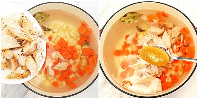Do you have leftover turkey? What do you like to do with it? Make sandwiches? Have you ever tried making Leftover Thanksgiving Turkey Rice Soup Recipe? If you are lucky to have leftover, this is one of the best things to do with it. I love having soup the next day after the Thanksgiving holiday. #leftoverturkeysoup #turkeyricesoup #valyastasteofhome