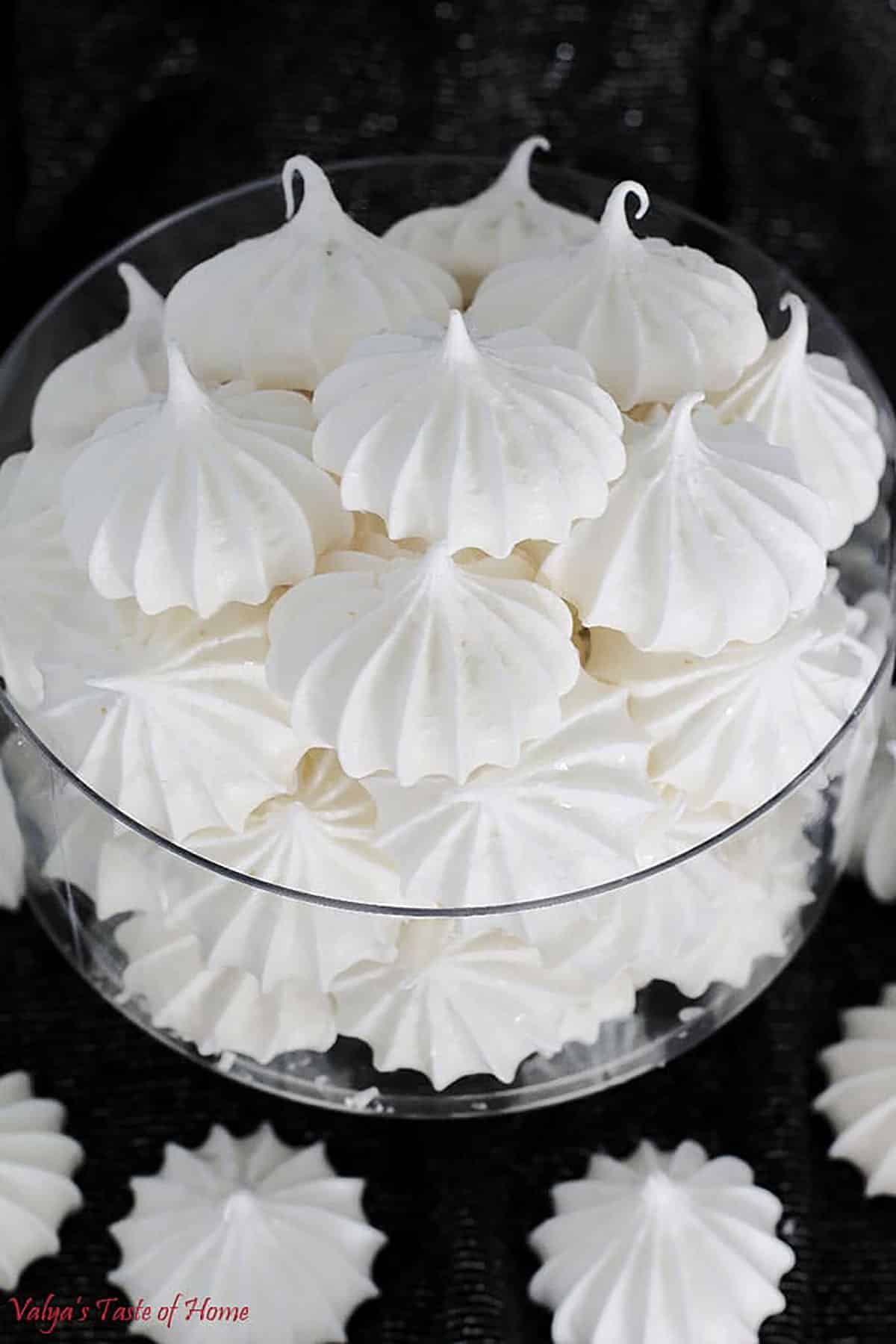 If you're looking to make classic and perfect meringue cookies, this recipe is perfect and will give you crisp, airy, perfectly sweet cookies every single time!