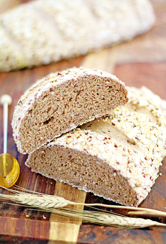 IMG 7309 If you make this Multi-Grain Honey Whole Wheat Bread Recipe please share a picture with me on Snapchat, Facebook, Instagram or Pinterest. Tag with #valyastasteofhome. I’d love to see your creations! ?