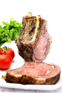 beef, bone-in rib roast, bone-in steak, juicy, ribeye steak, roasted standing bone-in steak, so delicious, soft, standing beef steak, Standing Bone-in Ribeye Roast Recipe, steak, tender