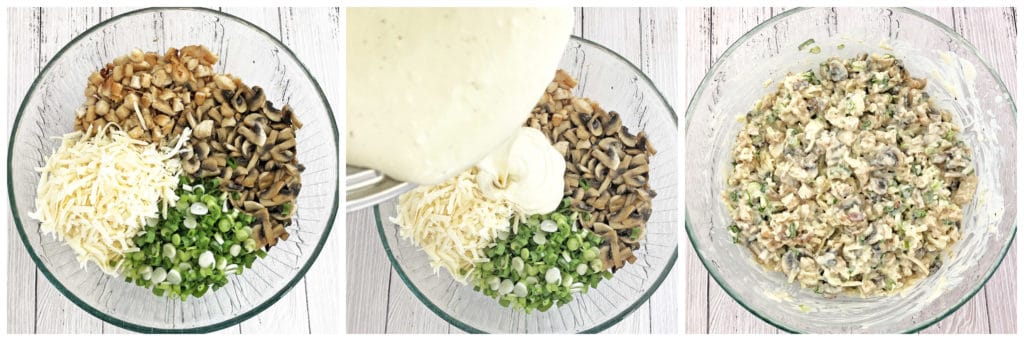 Tastiest Mushroom Lasagna (with Chicken and Bacon!)