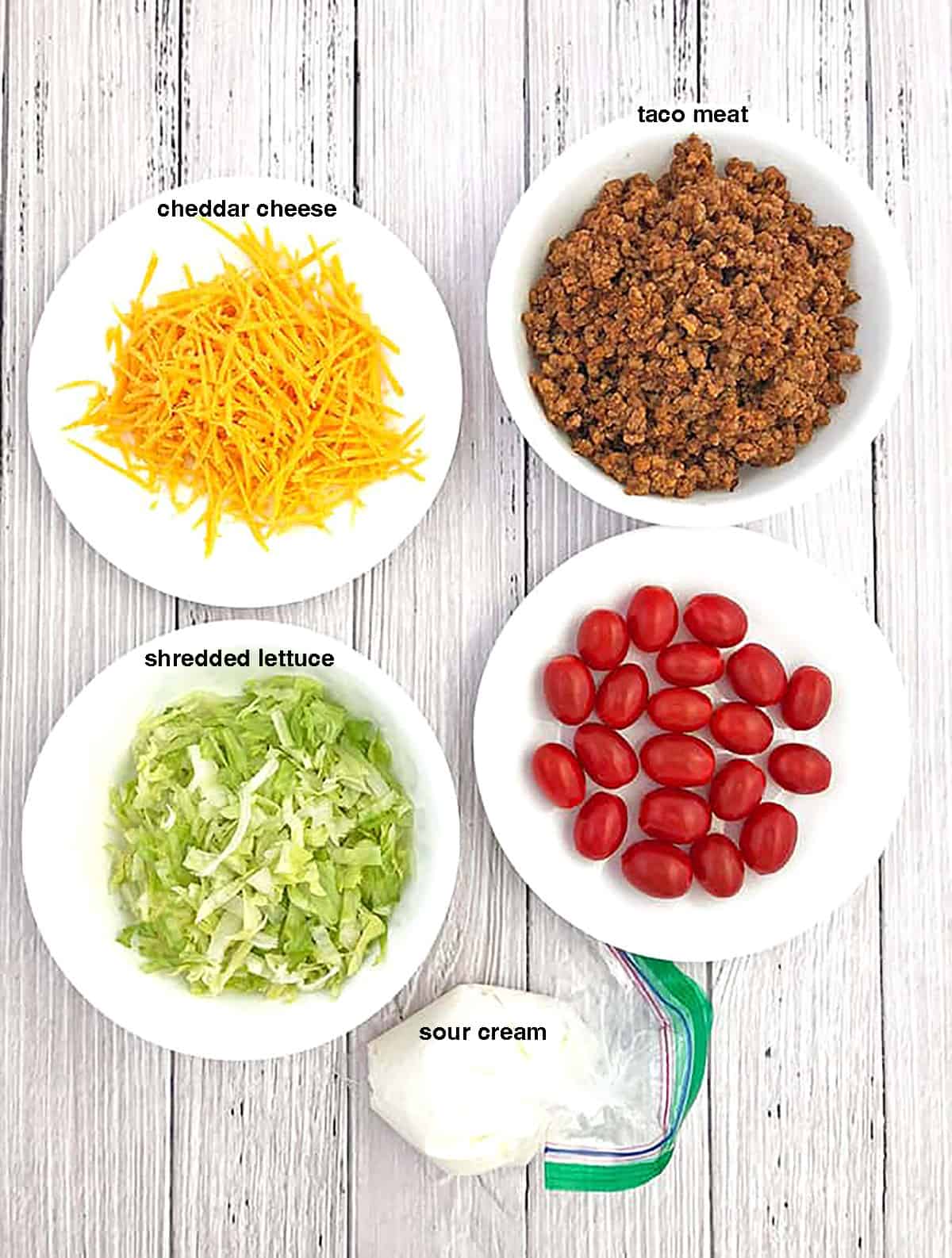 Taco bites need simple ingredients that you most likely have it on hand. 