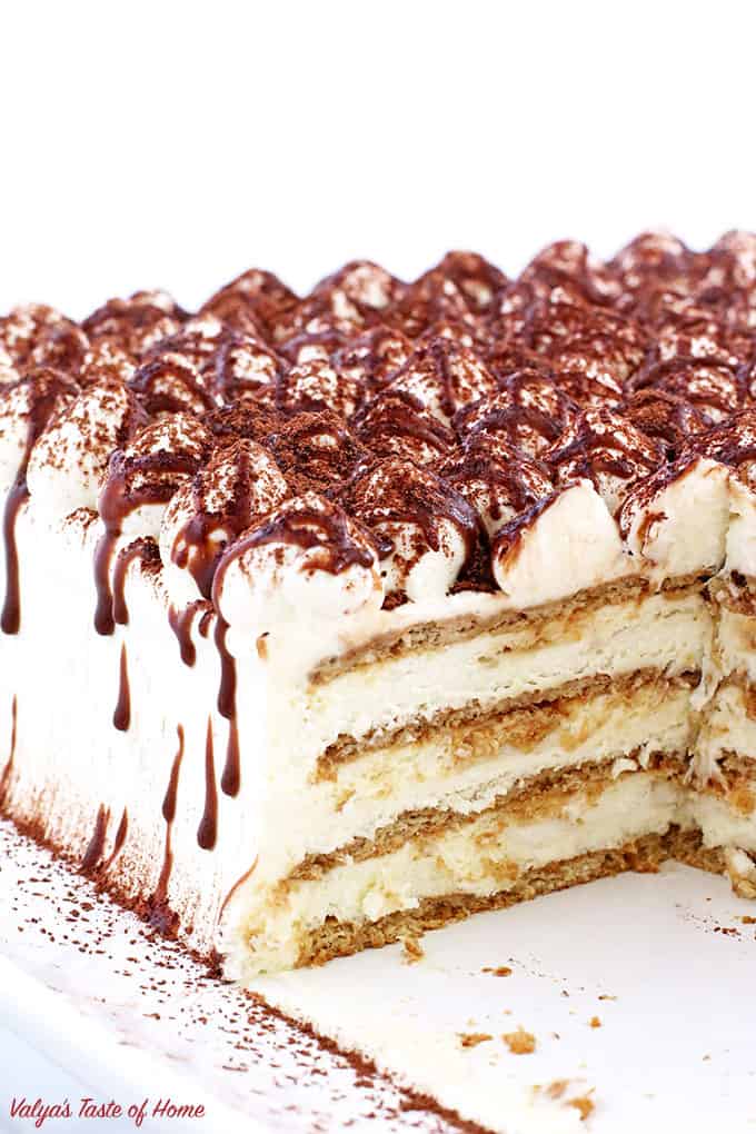 How To Make Tiramisu Cake Using Graham Crackers - Cake Walls