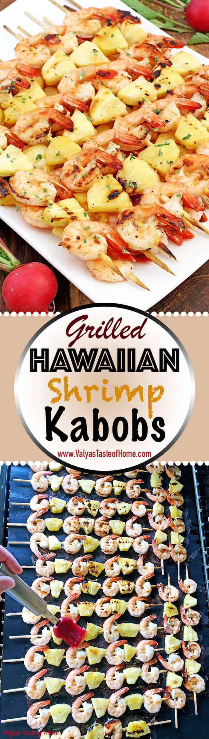 This Grilled Hawaiian Shrimp Kabobs Recipe is easy to put together. They require very few ingredients and work, but their presence can make anyone drool. It’s perfect for the upcoming 4th of July holiday, for the park, or your backyard family gathering.