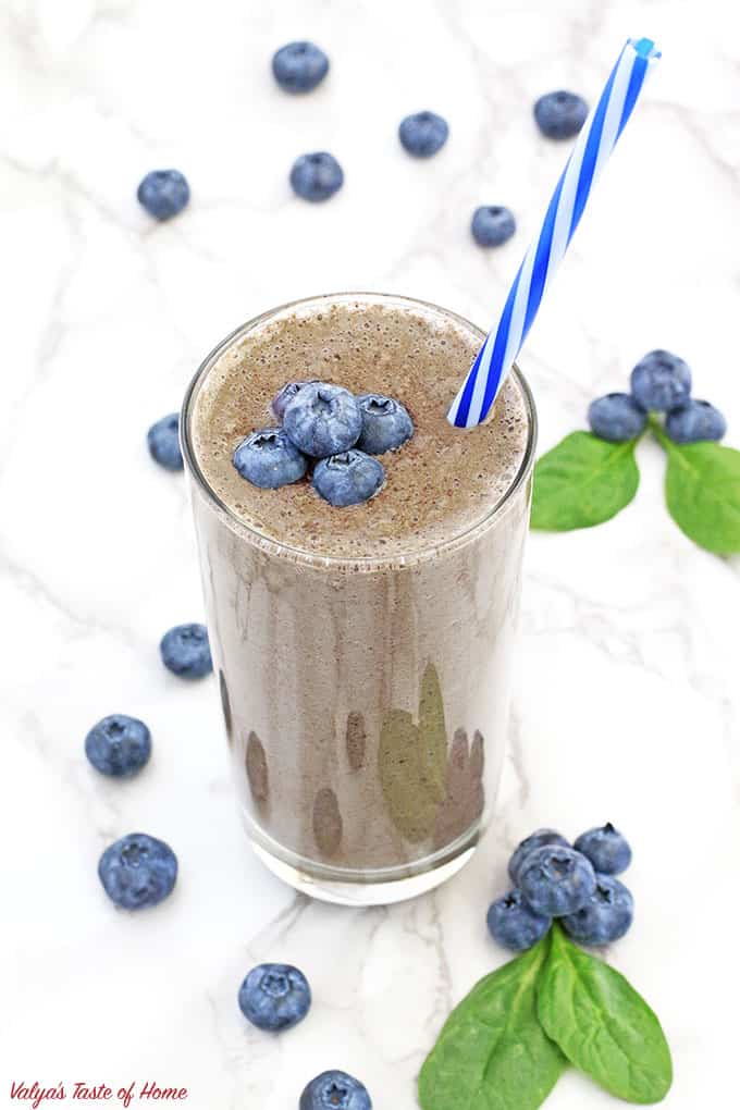 blueberries, cashew milk, clean eating, delicious, healthy diet, healthy eating, kid friendly, meal replacement drink, organic avocado, organic greek yogurt, organic maple syrup, organic spinach, smoothie