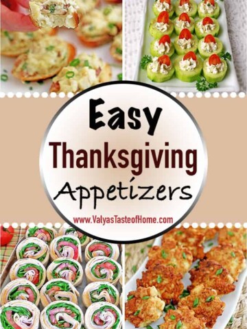 It’s that time of the year again, believe it or not, where we start planning our Thanksgiving menu! In today’s Easy Thanksgiving Appetizers post, I pieced together incredibly delicious and easy to make appetizers just for you my friends to help you ease your holiday feast planning and prep.