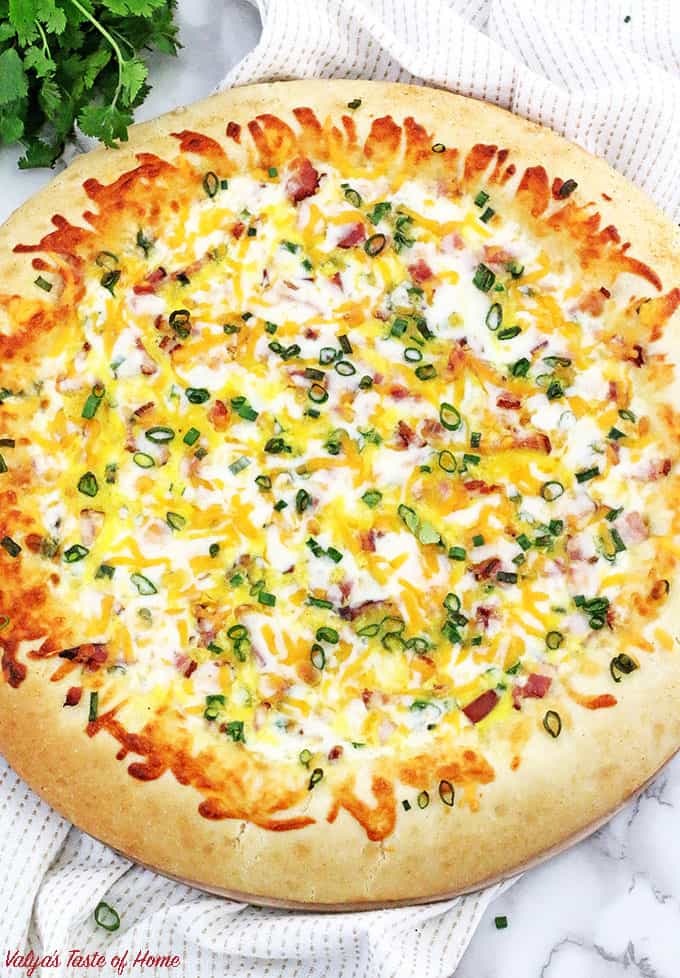 Not much can beat the taste of Bacon, Egg, and Ham Breakfast Pizza Recipe made from scratch for breakfast at my house! Soft homemade pizza dough topped with your favorite breakfast ingredients make it taste so good. Kids will look forward to waking up early knowing what’s on the menu, to enjoy the scrumptious slice of the cheese breakfast pizza.