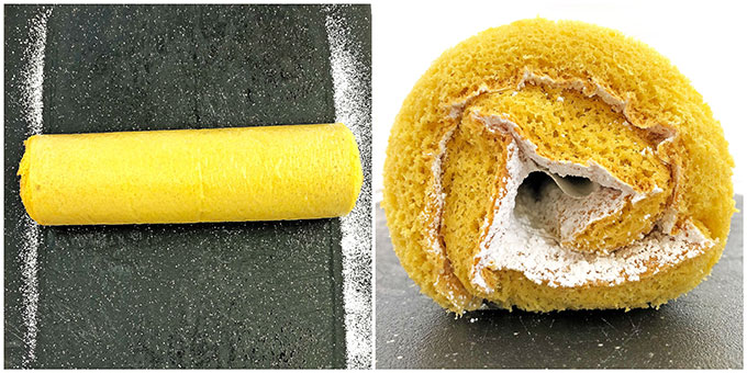 This Strawberry Vanilla Swiss Roll Recipe is the easiest and the quickest dessert you can ever make! Supper soft sponge cake topped with amazingly tasty (no cook) strawberry sauce, filled with super soft and fluffy cream, dusted with confectioners’ sugar and topped with loads of fresh strawberries.