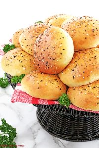 This Pillow Soft Burger Buns Recipe is the only recipe you’ll ever need. These homemade buns are pillow-like soft, tender, rich, so flavorful and perfect for a big juicy burger! Your mixer will do most of the work for. Then all it takes is to shape and bake! You will surprise your family on a burger night, or your guest at your next backyard get-together how tasty they are!