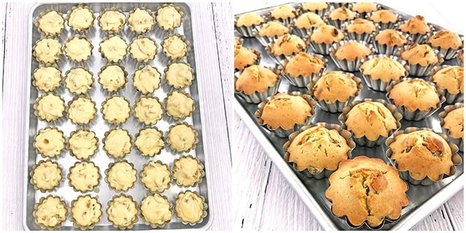 Today I’m sharing a very dear recipe that I started making when I was still living in Ukraine and I was only about 10 years old. It is still our family favorite tea or coffee muffins. These Mini Golden Buttermilk Muffins become a quick favorite to those who try them as well.