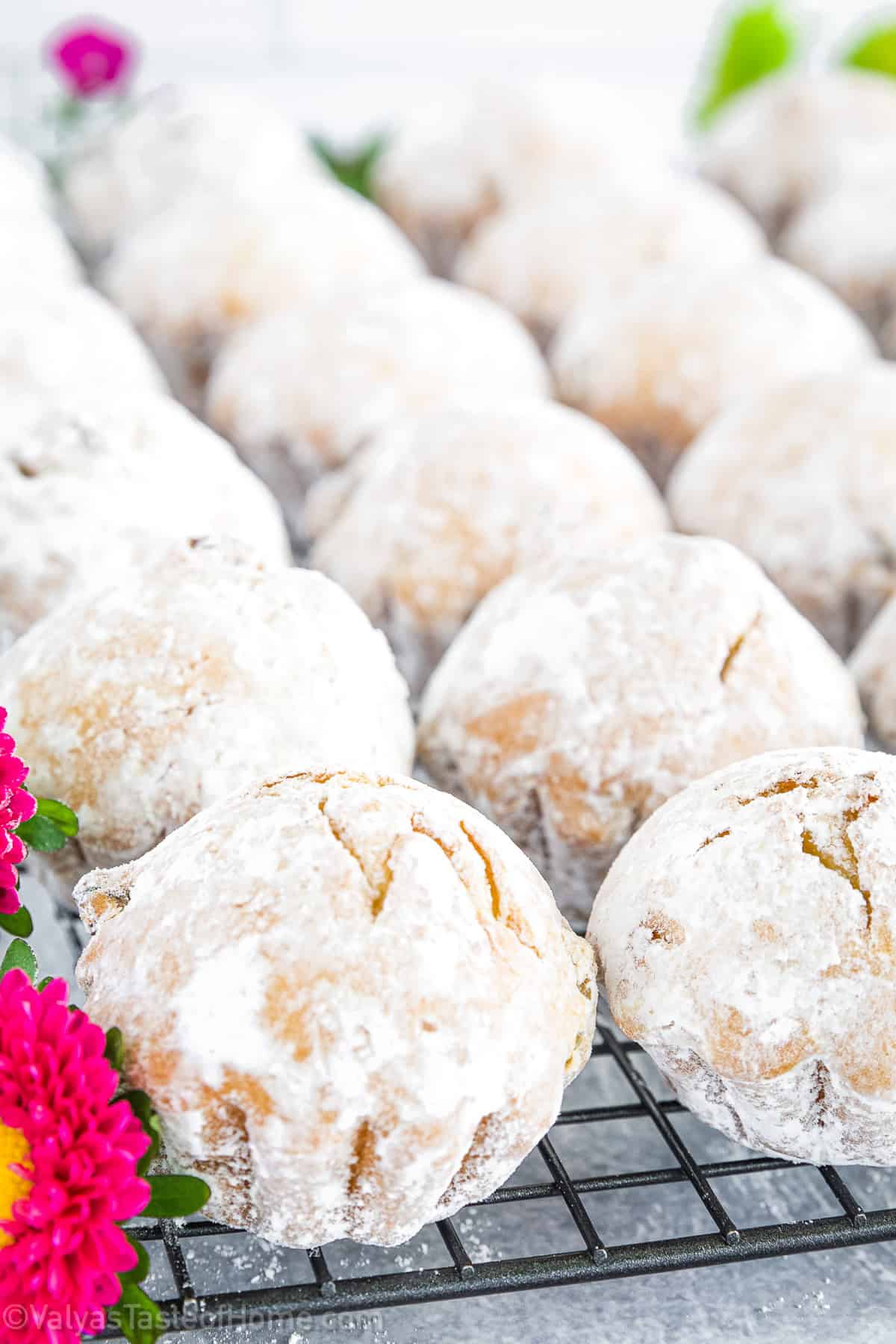 Perfectly sweet and great with tea or coffee, these muffins are a comforting treat that's guaranteed to brighten up your day.