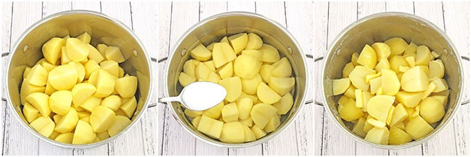 A simply prepared recipe is usually the one that turns out to be the best-tasting and most loved go-to dishes. This classic Buttered Golden Potatoes with Dill is one of those for us. Filling potato chunks coated with savory butter, sprinkled with fresh garden-grown dill to make such a simple yet tasty and comforting dish.