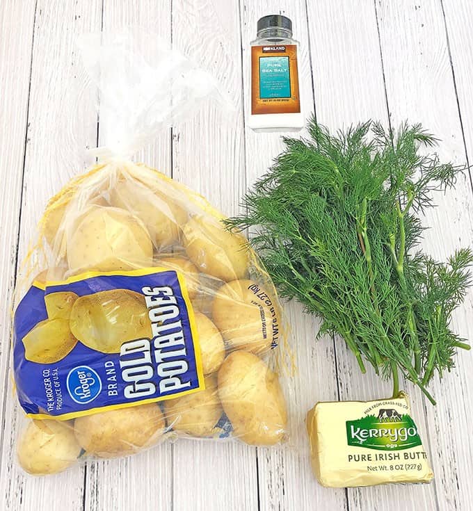 A simply prepared recipe is usually the one that turns out to be the best-tasting and most loved go-to dishes. This classic Buttered Golden Potatoes with Dill is one of those for us. Filling potato chunks coated with savory butter, sprinkled with fresh garden-grown dill to make such a simple yet tasty and comforting dish.