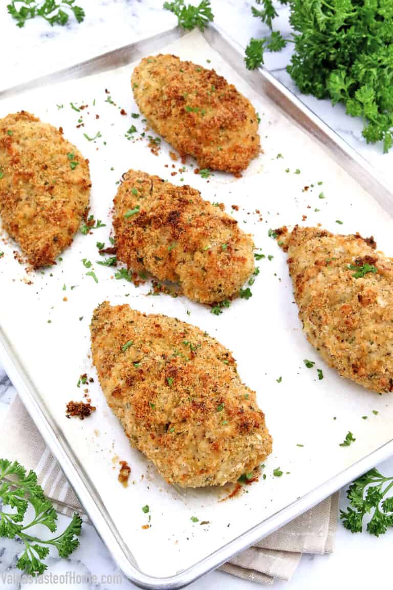 Parmesan Crusted Chicken (Crispy, Juicy & Easy to Make)