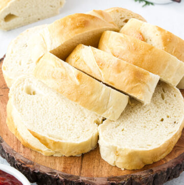 This Homemade French Bread is the easiest one you'll ever try for perfect results every time! It's crispy on the outside and soft and chewy on the inside!