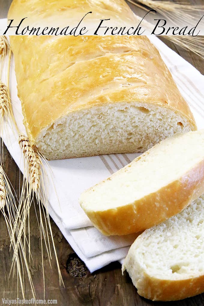 This Homemade French Bread is an all-time family favorite at my house, no matter how you slice it! And when things are either homemade or made with homegrown ingredients, it’s bound to be a winner. #homemadefrenchbread #frenchbread #easyandtasty #familyfavoritebread