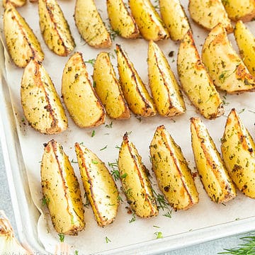 These Baked Potato Wedges are a delicious and easy-to-make side dish that can be enjoyed as part of any meal.