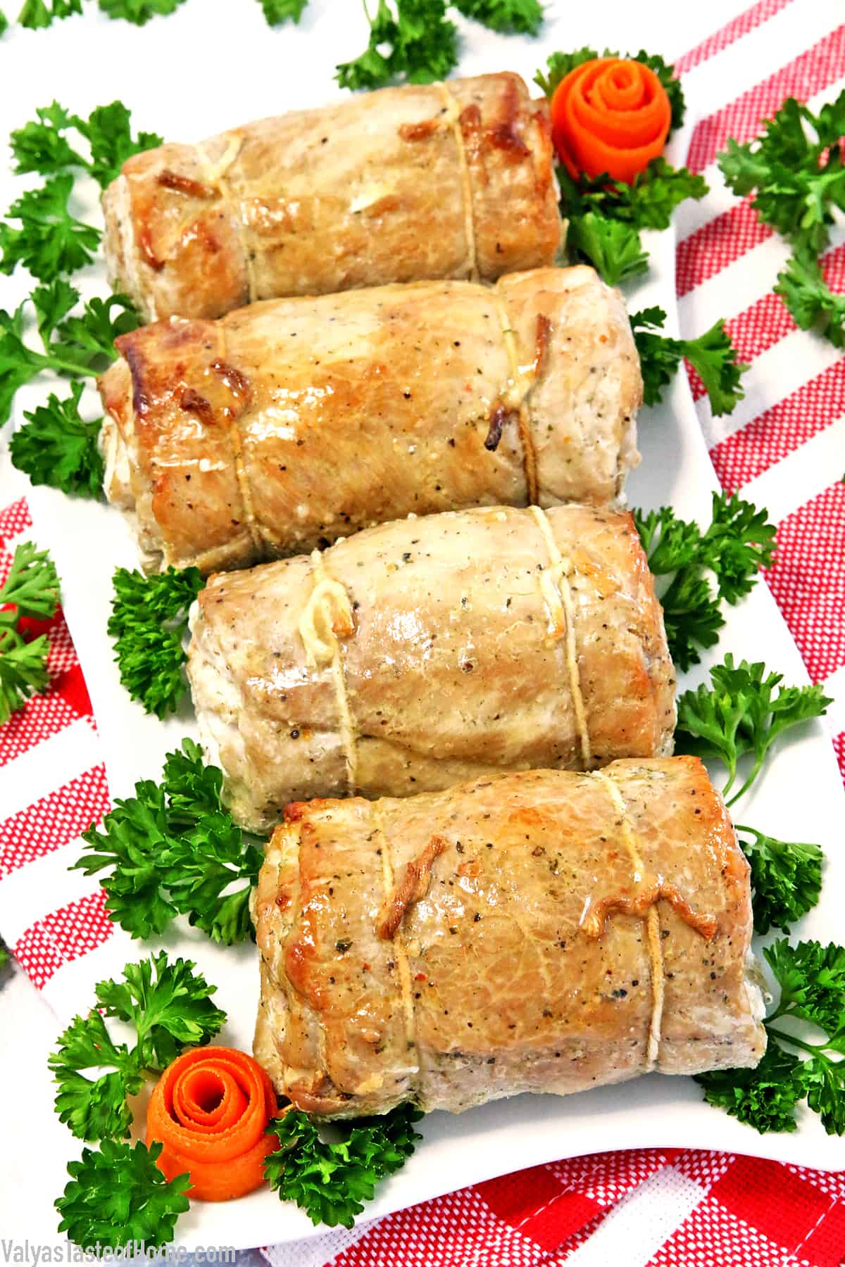 This Pork Meat Roulette is a fairly special traditional Ukrainian recipe that is usually passed down in the family and mostly brought out for special occasions. It is unique, scrumptious and perfect for your Christmas dinner!