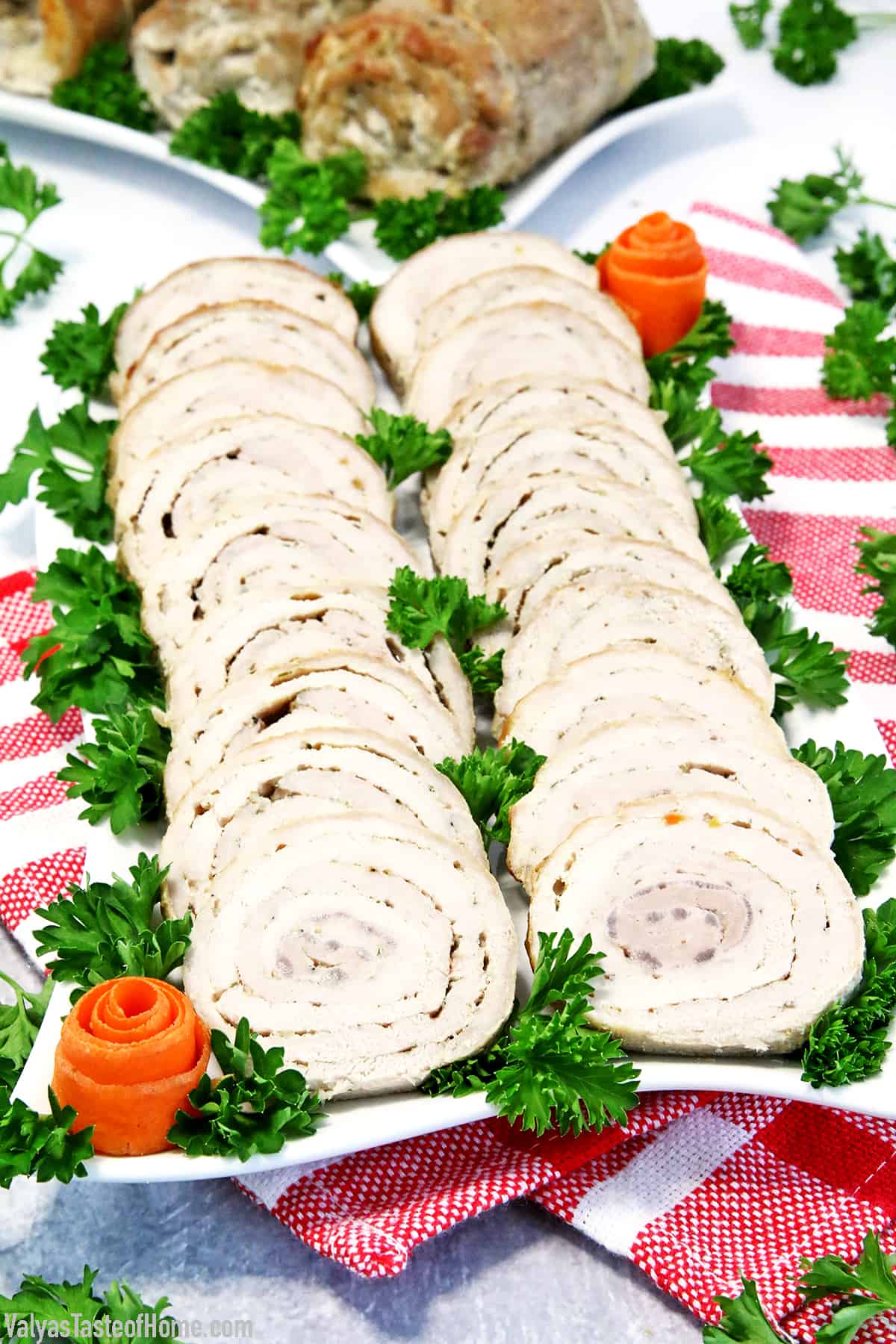 This Pork Meat Roulette is a fairly special traditional Ukrainian recipe that is usually passed down in the family and mostly brought out for special occasions. It is unique, scrumptious and perfect for your Christmas dinner!
