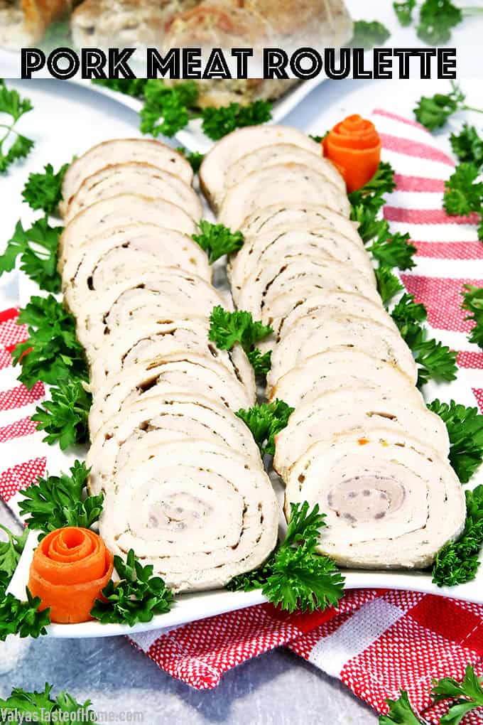 This Pork Meat Roulette is a fairly special traditional Ukrainian recipe that is usually passed down in the family and mostly brought out for special occasions. It is unique, scrumptious and perfect for your Christmas dinner!