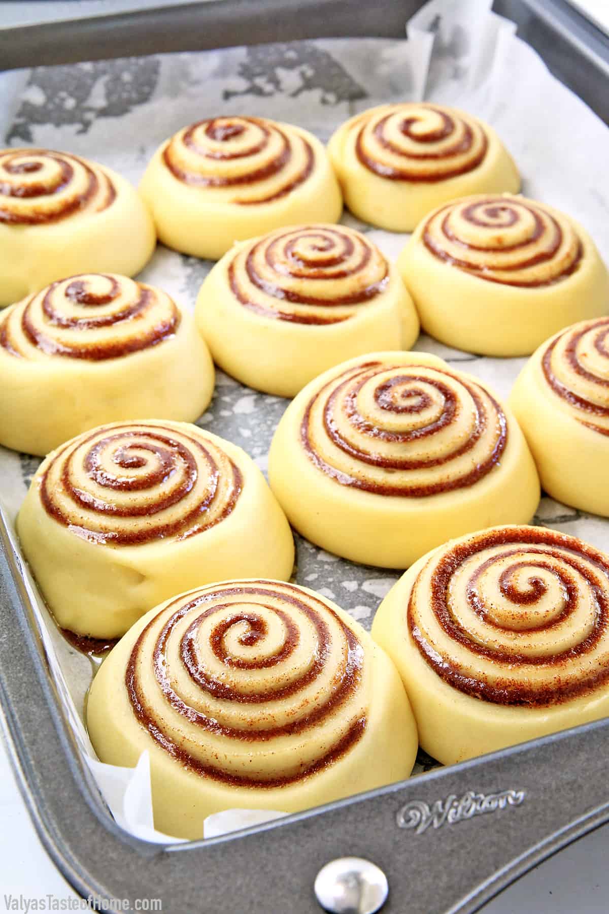 Rising the Cinnamon Rolls