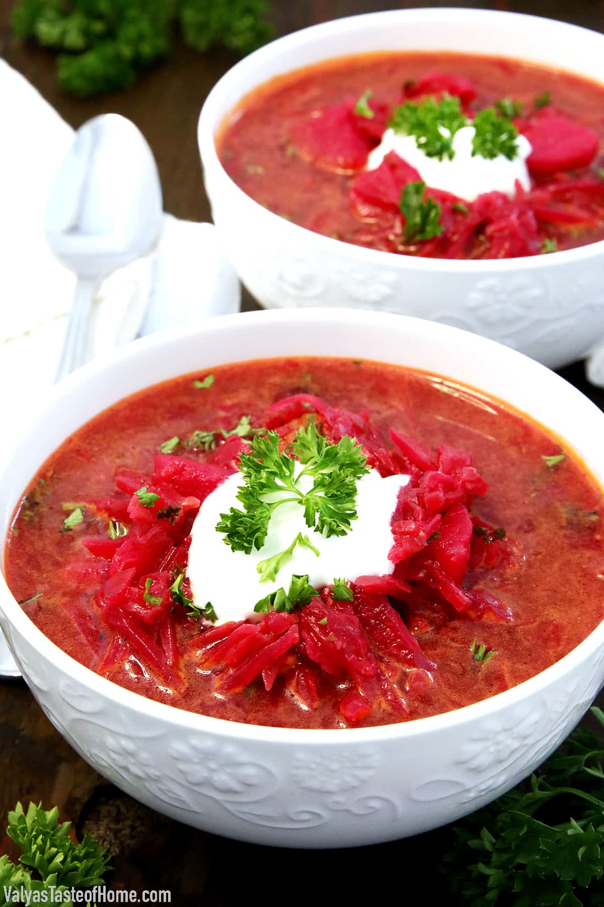 What are some of the foods that come to mind if you had to name a few Ukrainian meals quickly? I bet Red Borscht Recipe would pop into your mind. That's because it's one of the top iconic foods of Eastern and Central Europe.