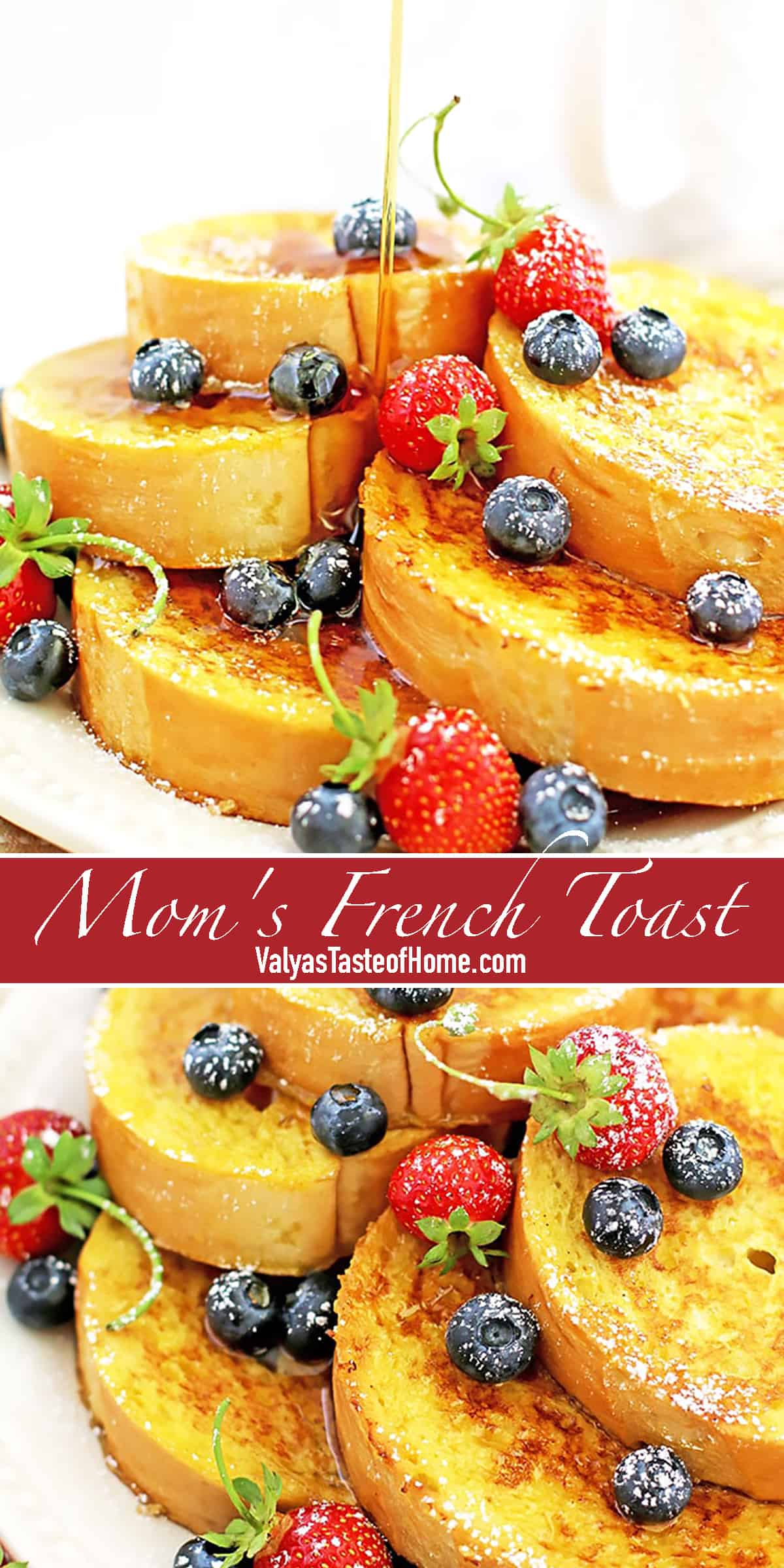 Homemade French Bread slices dipped in a tasty combination of home-raised eggs, sugar, salt, and vanilla mixture, sautéed in butter make them taste so scrumptious, pillow soft, that melt in your mouth in a sweet delight. Enjoy!