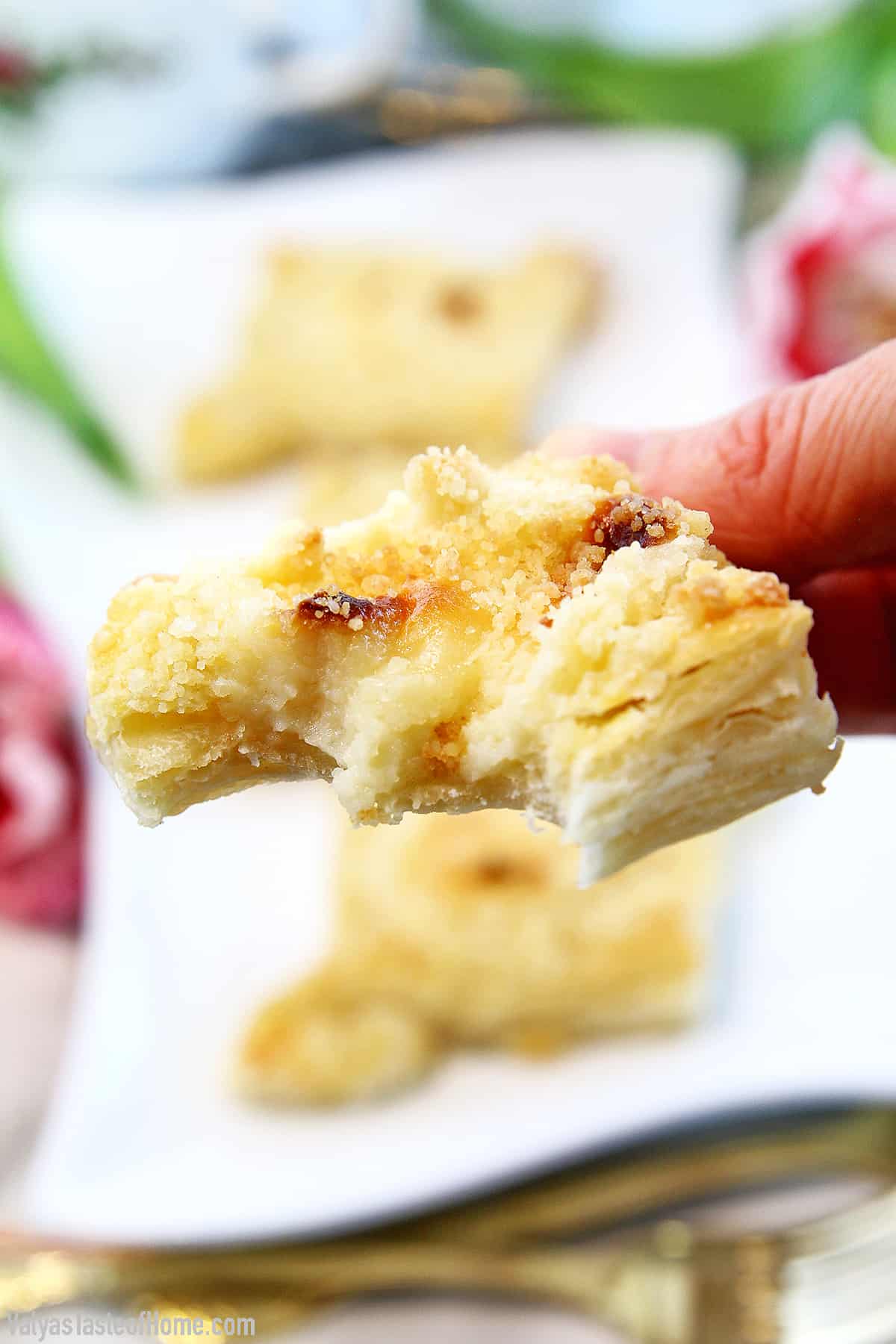 Enjoy with a hot cup of tea or a homemade latte as a snack or for brunch!