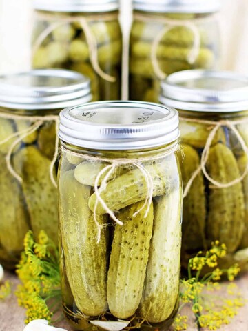 At the perfect, identical rows of jars as they cooled, as well, wondering when the time would come when we would open those little treasures.