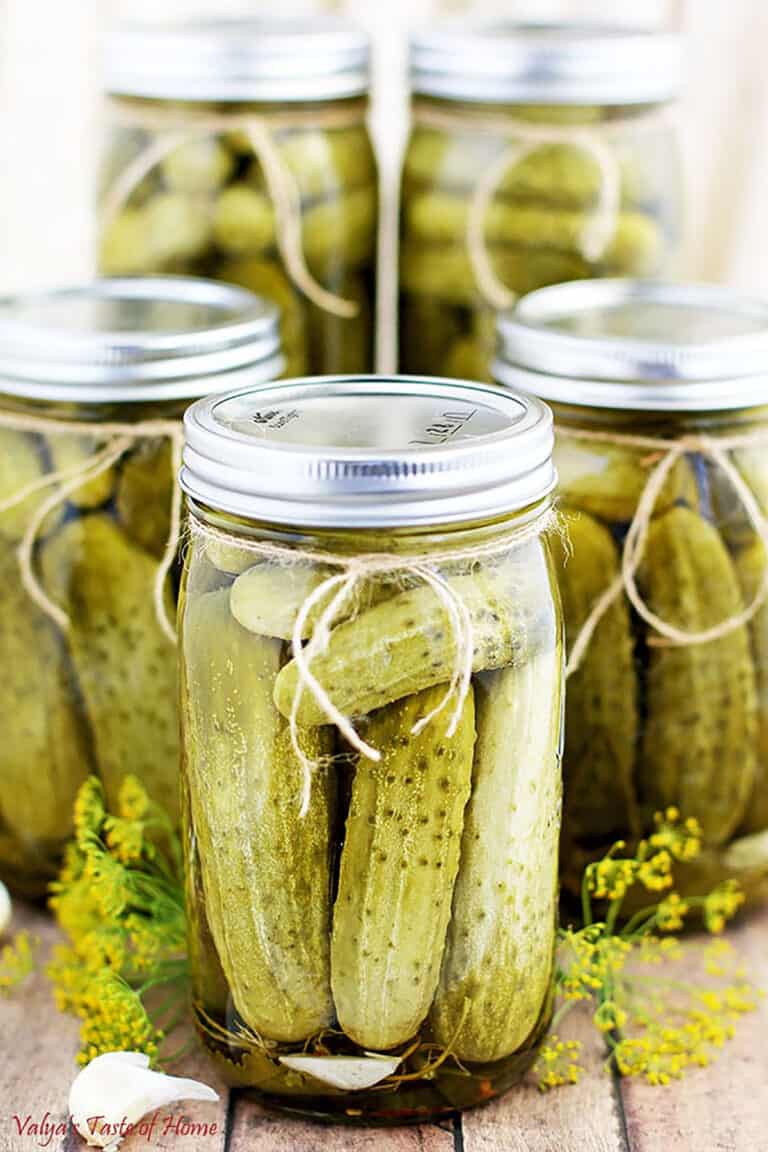 At the perfect, identical rows of jars as they cooled, as well, wondering when the time would come when we would open those little treasures.