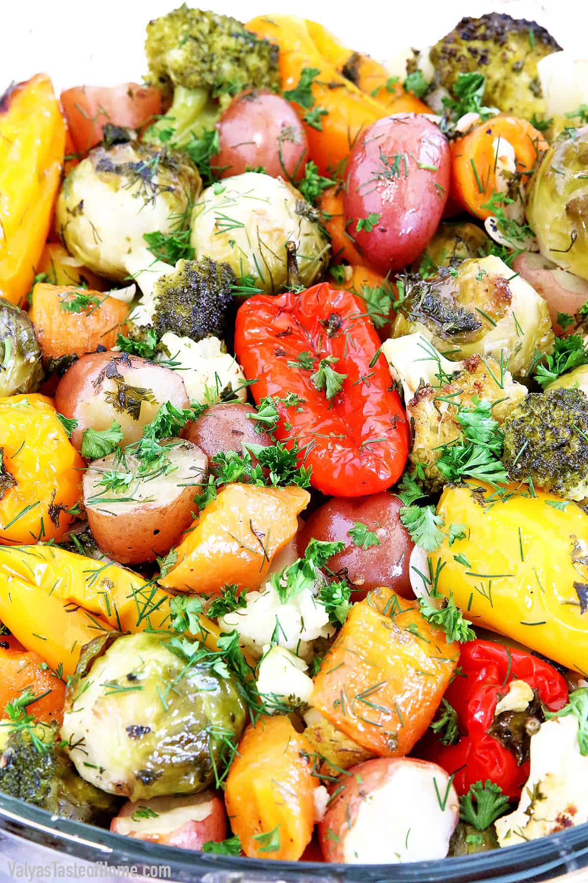 Simple Roasted Mixed Vegetables Recipe - Valya's Taste of Home