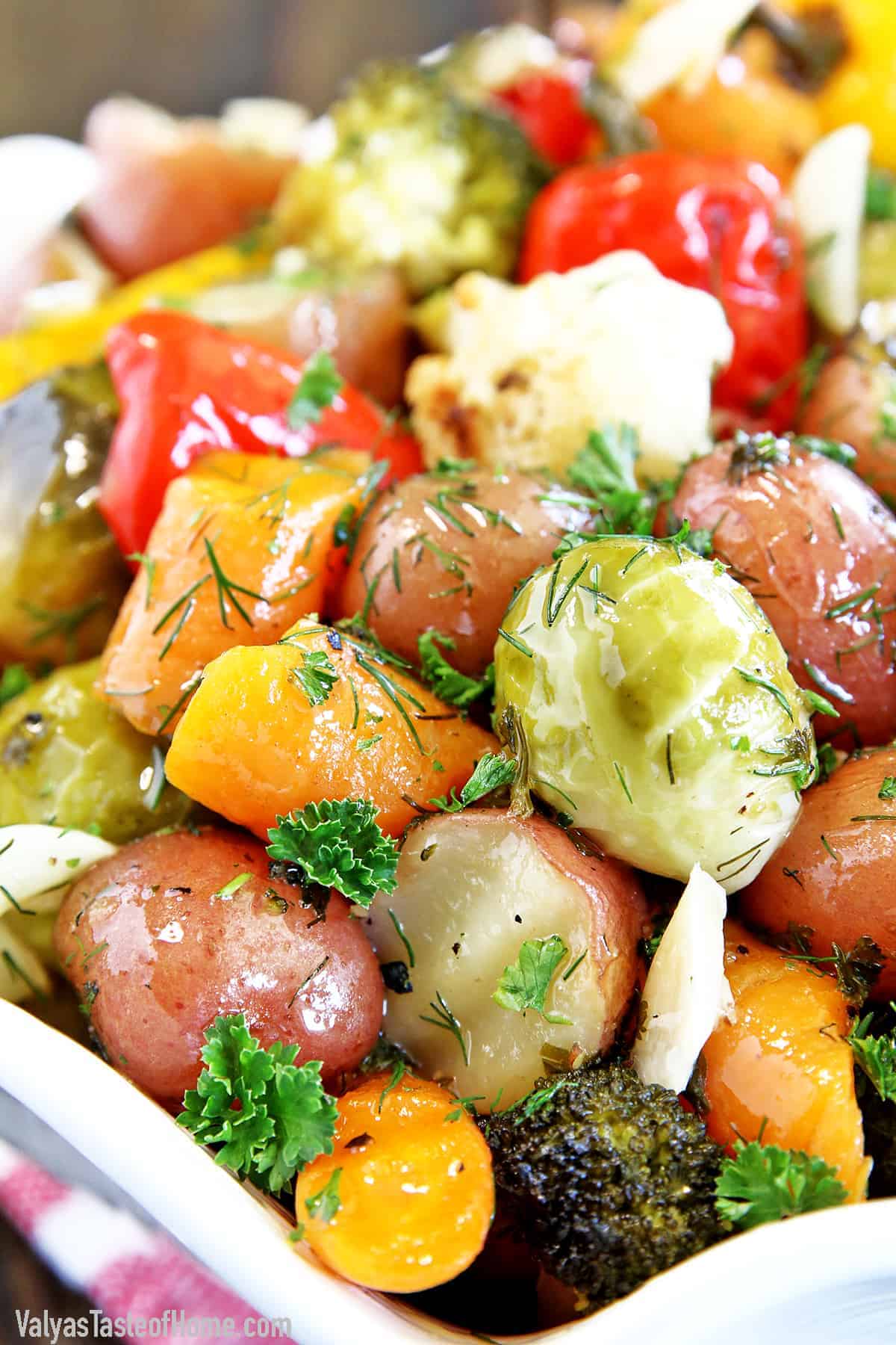 Simple Roasted Mixed Vegetables Recipe (Super Easy to Make!)