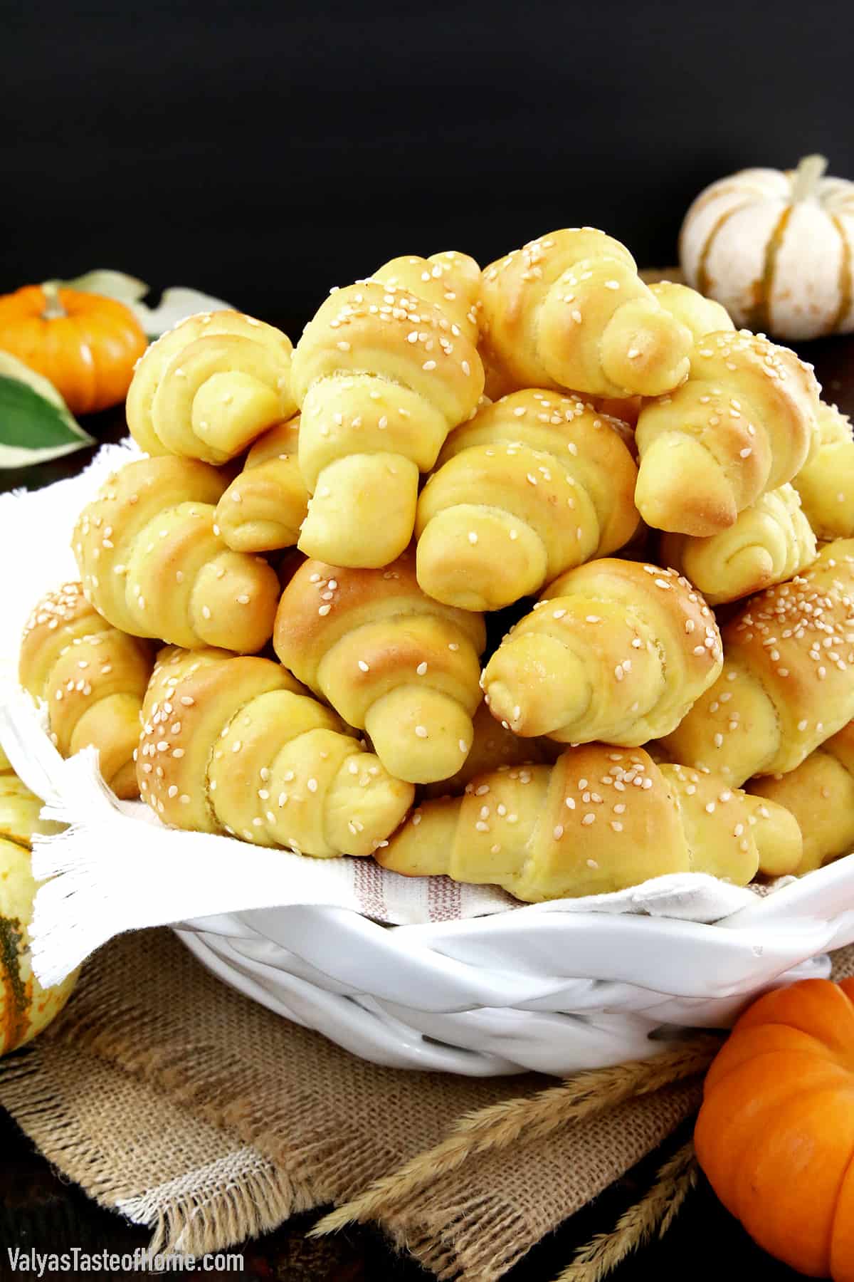 These Easy Soft and Fluffy Pumpkin Dinner Rolls are truly as dreamy as the title describes them. When it's rainy out, it is the perfect season to stay in and enjoy all kinds of comfy, nothing-like-homemade seasonal foods, such as these delicious, soft, fluffy, and pillowy pumpkin dinner rolls.