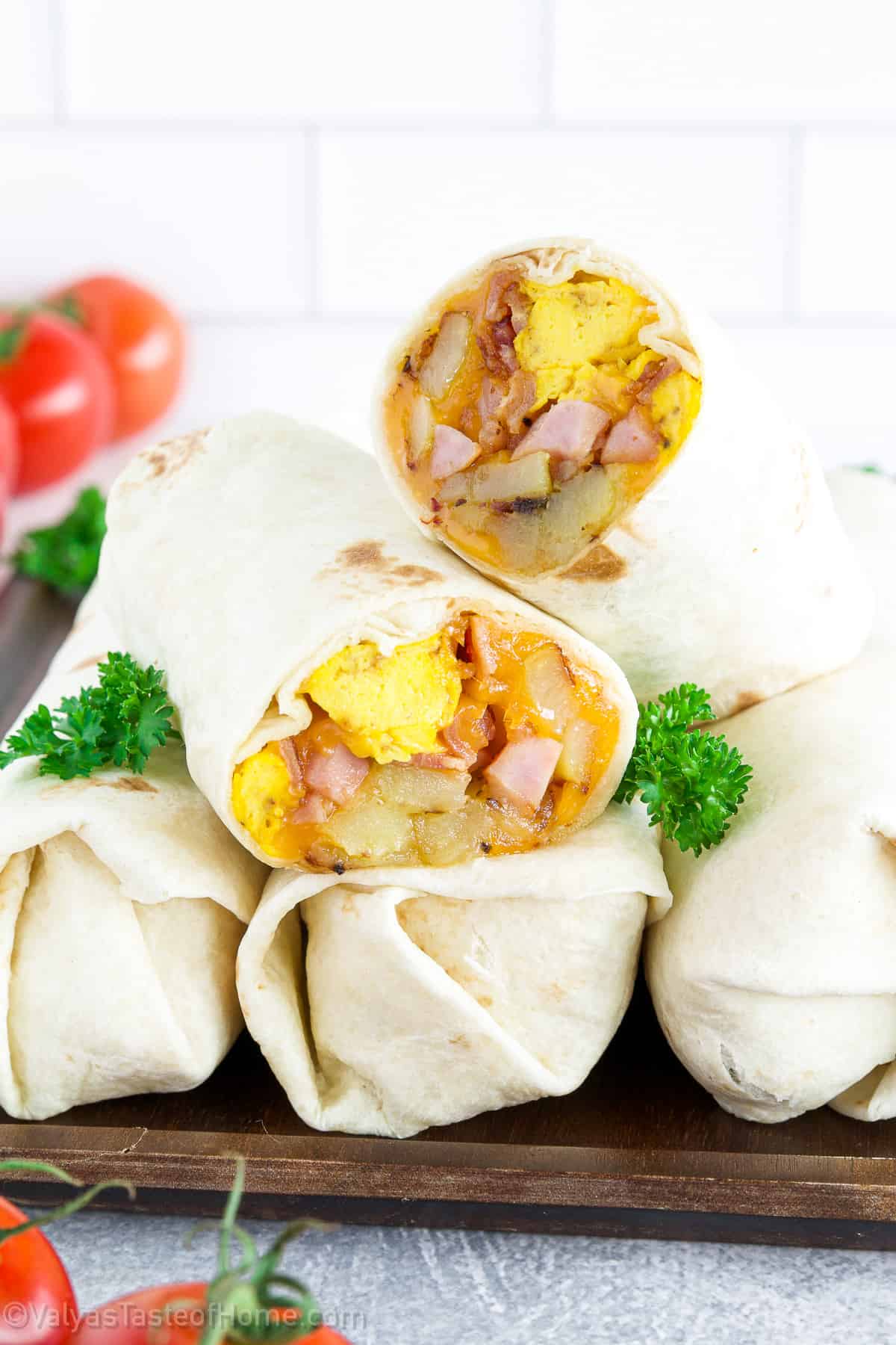 These Make-Ahead Breakfast Burritos are perfect for busy mornings when you want something that's delicious and nutritious, but quick to put together.