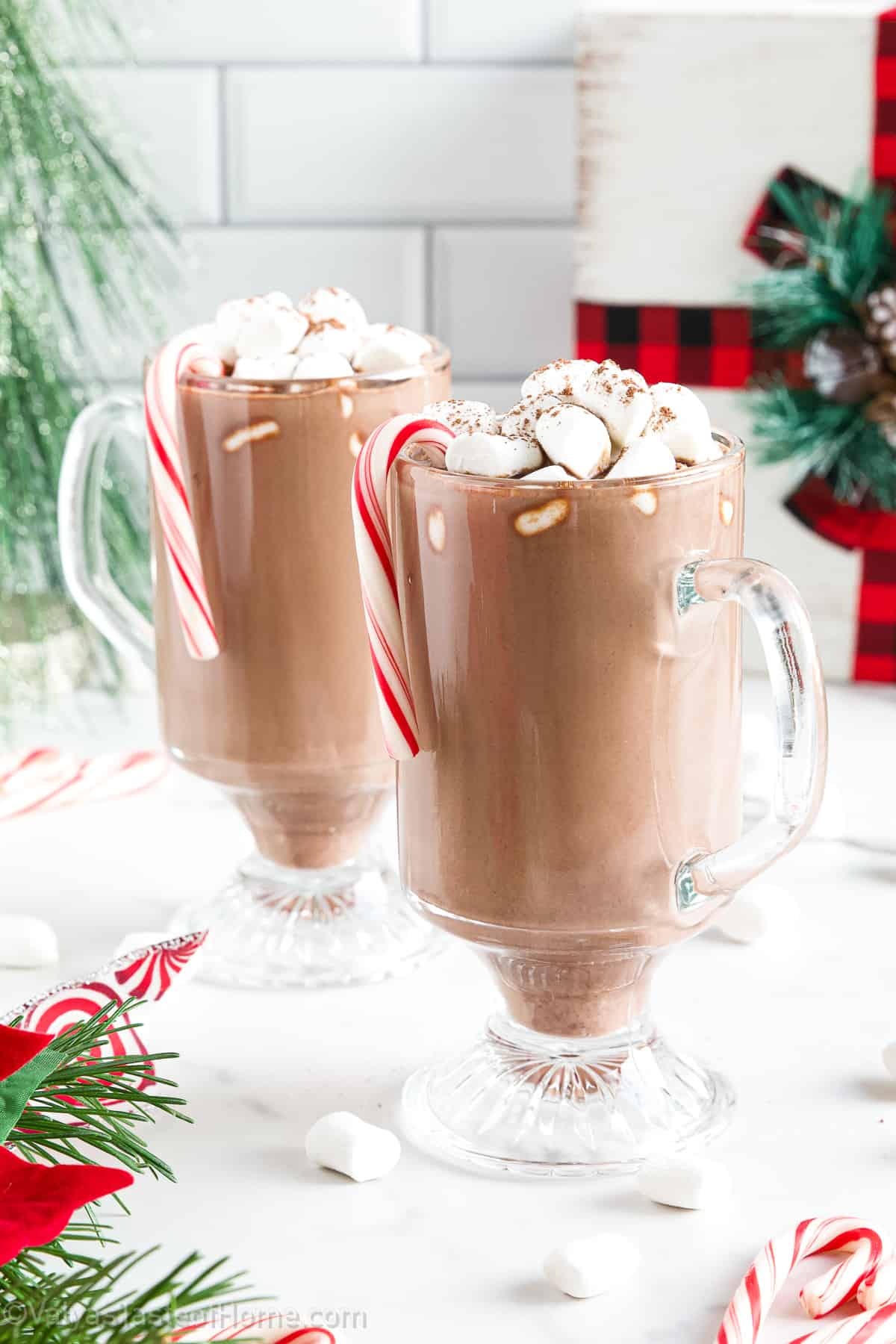 If you’ve been craving some delicious Homemade Hot Chocolate, this delicious recipe is absolutely perfect for you! Not only is it the easiest recipe you’ll ever come across, but it features classic, delicious flavors with a rich and creamy consistency made of pantry staple ingredients!