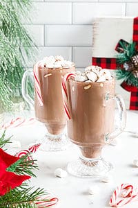 This hot chocolate is made entirely from scratch for the perfect extra-flavorful combination!