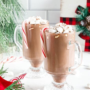 This hot chocolate is made entirely from scratch for the perfect extra-flavorful combination!