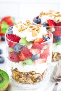 This recipe for a delicious and nutritious cottage cheese parfait is the perfect way to start your day.