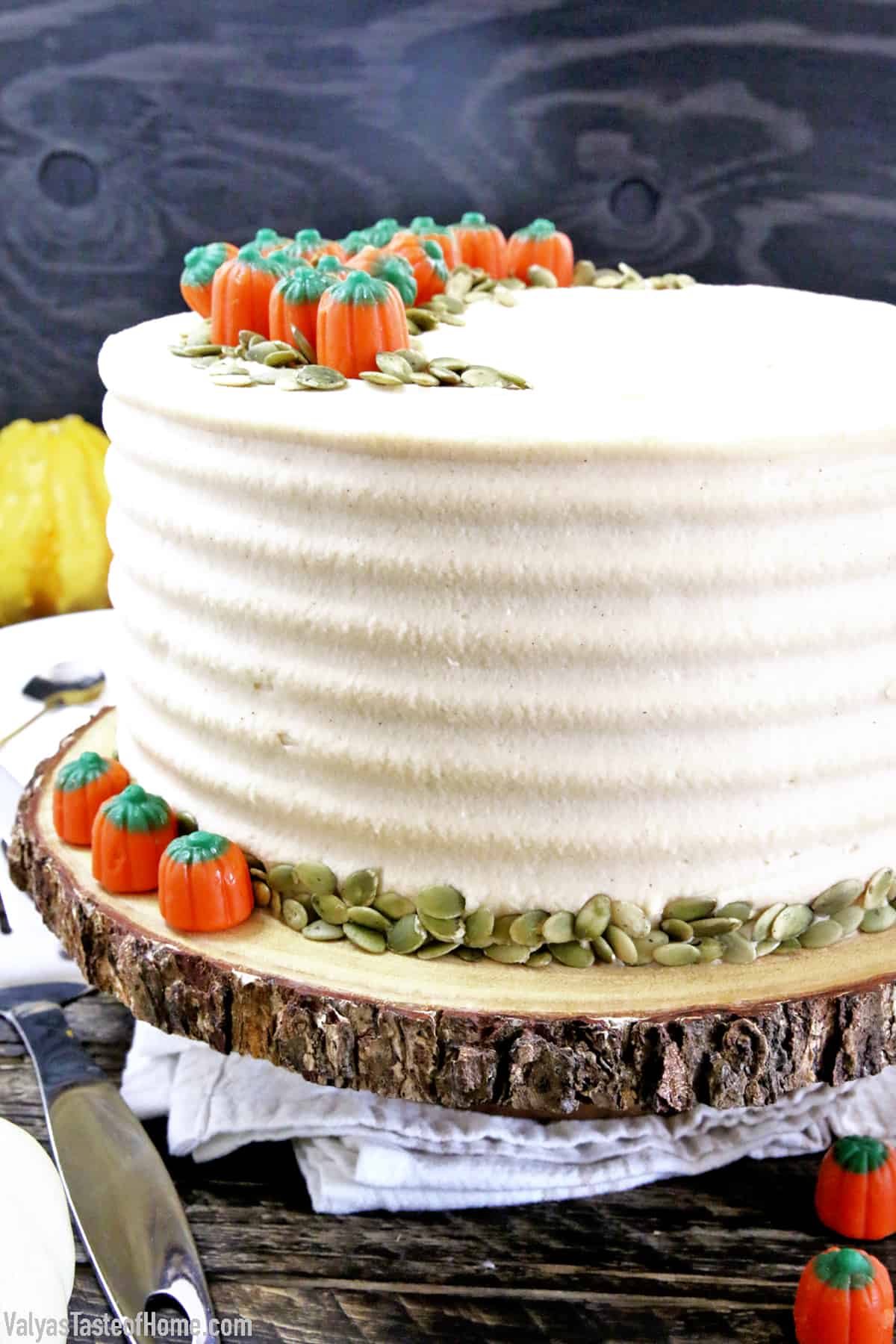 It is coffee. It is pumpkin. It is cake. All in one neat and delicious package! The sponge cake is tender and pillowy soft. Light, airy, moist, bursting with all the cravealbe Fall flavors: creamy pumpkin spice and coffee