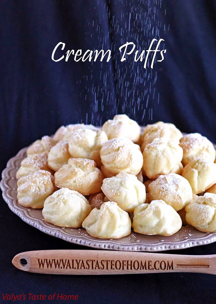 I absolutely love Cream Puffs – Éclairs. For several reasons. They are one of my favorite pastries to bake and assemble.