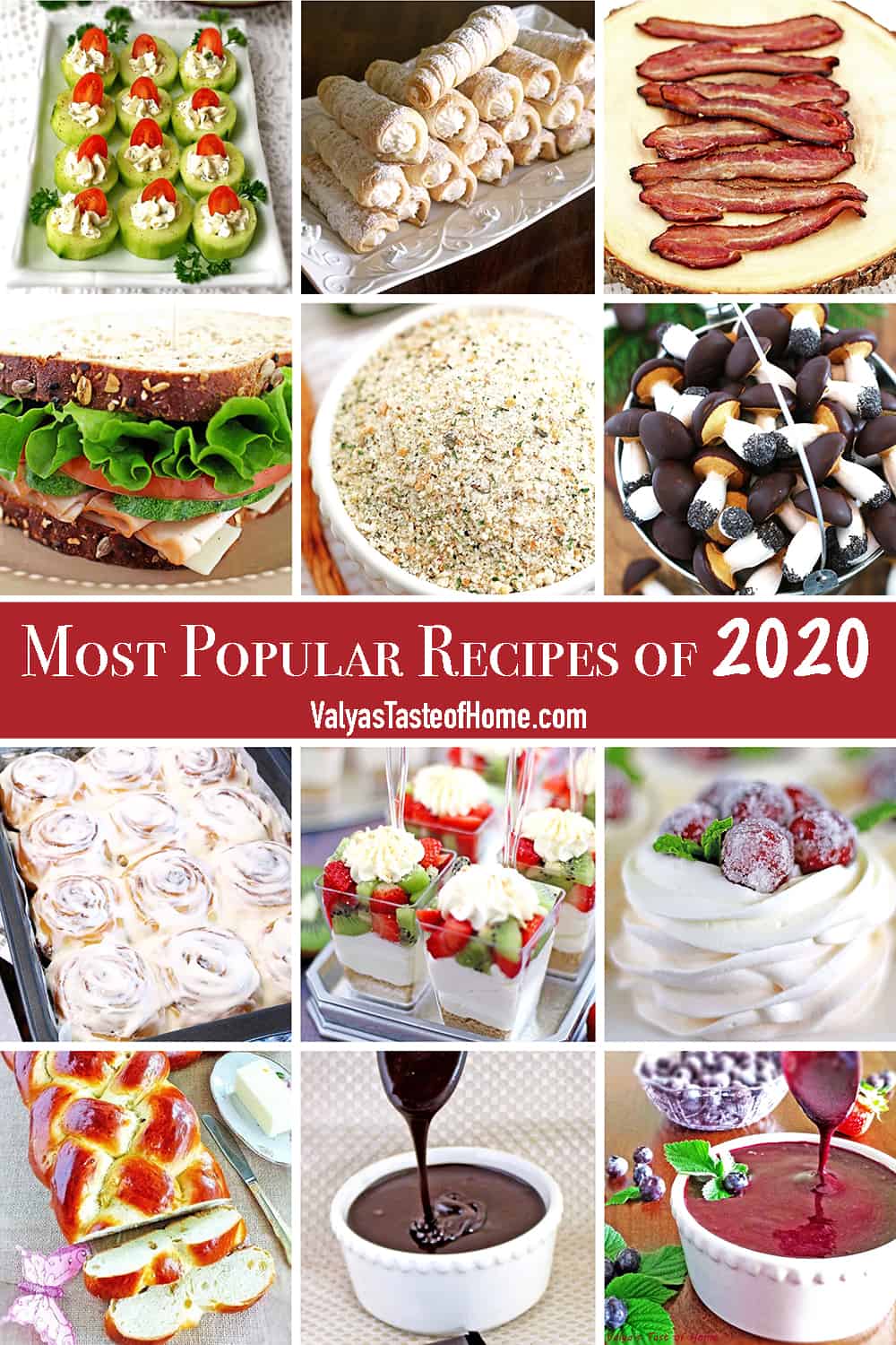 This is a list of the Top 12 Most Popular Recipes of 2020 according to google analytics. It always has been fun to see which recipes were the most popular of the year. Read on to see if your favorite recipe made the list.