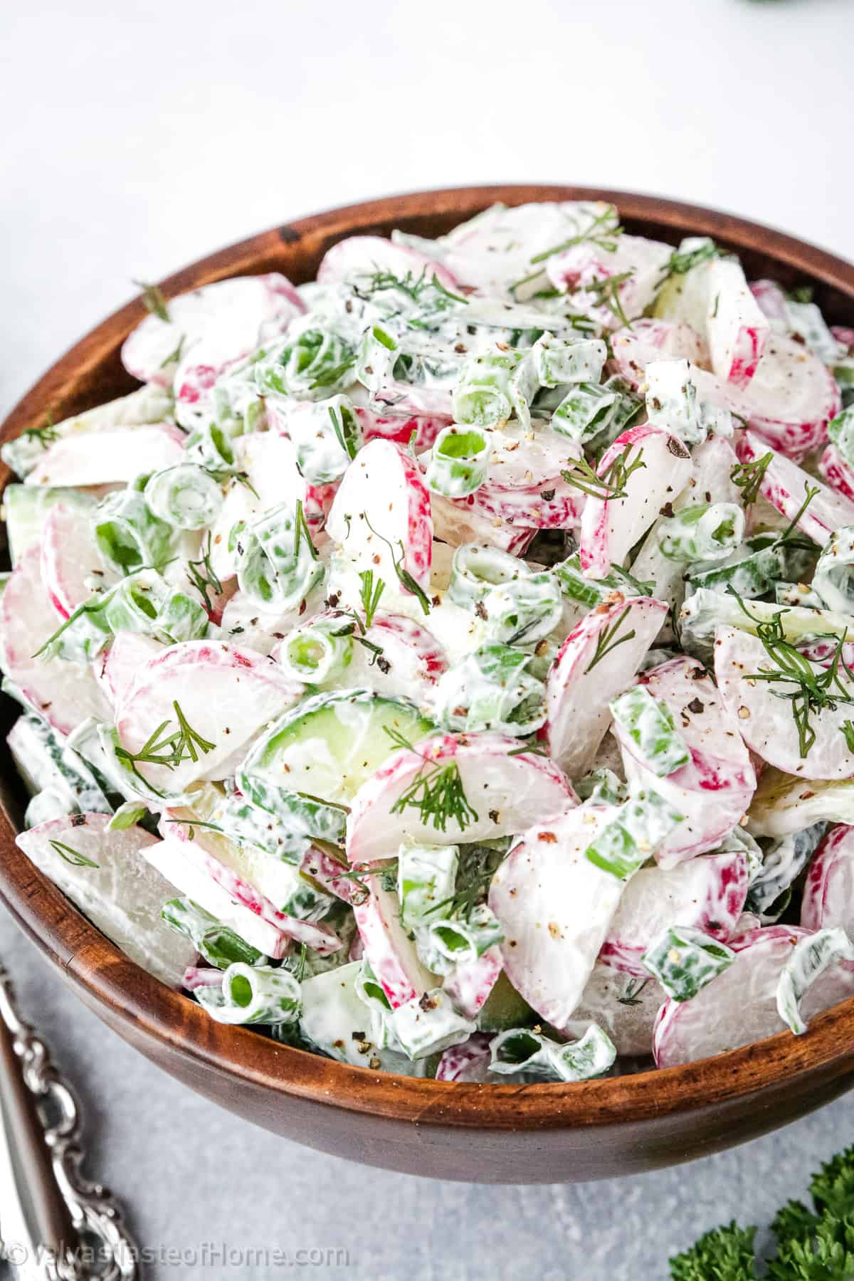 This Radish Salad recipe is not only delicious, but it's also incredibly easy to make.
