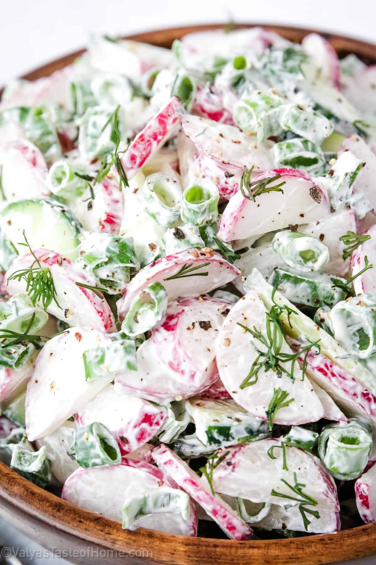 Radish salad is a refreshing and healthy dish that is perfect for any occasion, whether you're looking for a light lunch, a side dish to accompany your favorite main course, or a healthy snack.