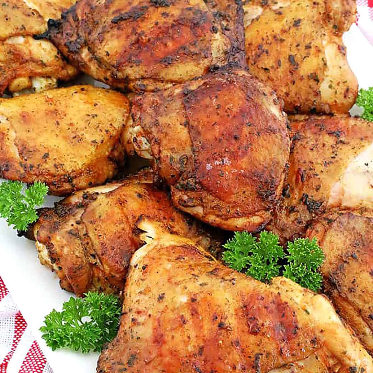 Perfectly Grilled Chicken Thighs Recipe (Easy Marinade!)