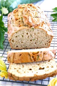Now all of our family think this Valya's Best Zucchini Bread recipe is truly the best and moistest zucchini bread on earth! We grow zucchini in the garden every year and kids make this bread at least twice a week during zucchini season.
