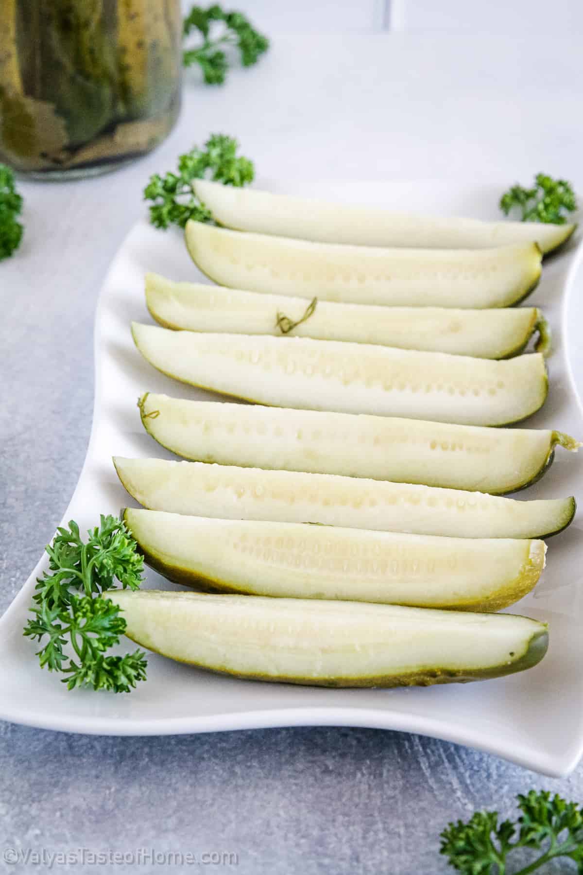 If you love the tangy taste of pickles but don't want to wait for the lengthy canning process, then refrigerator pickles are the perfect solution! 