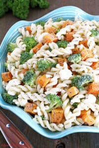 This make-ahead and crowd-pleasing Butternut Squash Pasta Recipe is ideal for Thanksgiving, and features the perfect fall flavors that everyone will love!