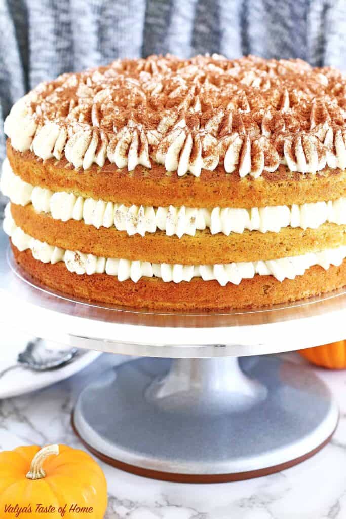 The Best Pumpkin Tiramisu Cake Fall is one of the best seasons for desserts! Cinnamon, maple, pecan, and pumpkin are just a few of my favorite fall flavors to play with! When the leaves start changing their color, and the cooler autumn weather with its crisp air remind us that the cold is coming, it's time to cozy up with a blanket and one of these delicious heartwarming treats in The Best Fall Dessert Recipes collection and a cup of my favorite homemade hot vanilla caramel latte.