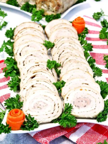 This Pork Roulade is a delicious and impressive recipe that you should try for your next family dinner, special occasion, dinner party, or even for your Christmas dinner!