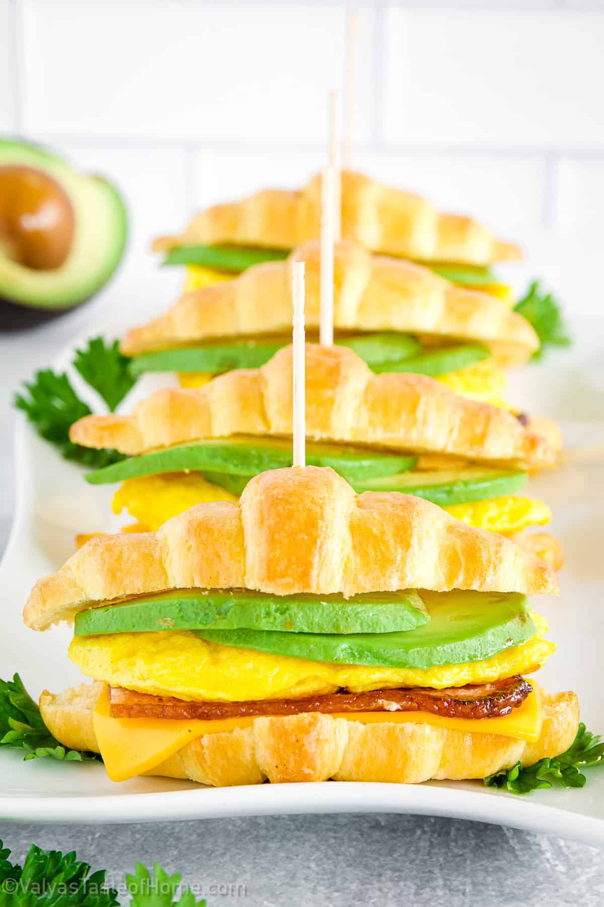 This Scrambled Egg Sandwich is the perfect breakfast recipe that you can prep ahead of time in only 10 minutes!